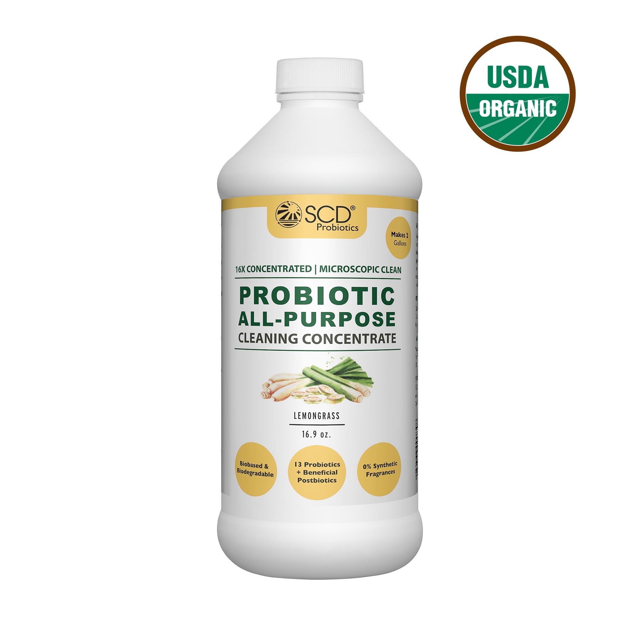 SCD Probiotic Lemongrass All-Purpose Cleaning Concentrate